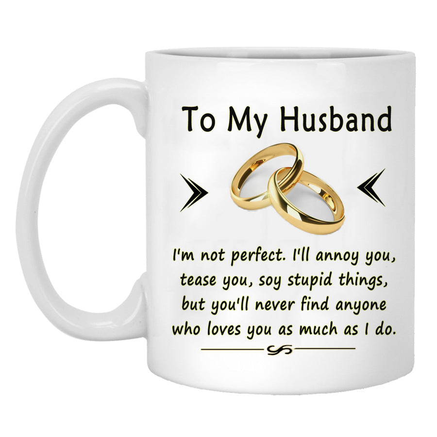 Husband And Wife Wedding Anniversary Mug