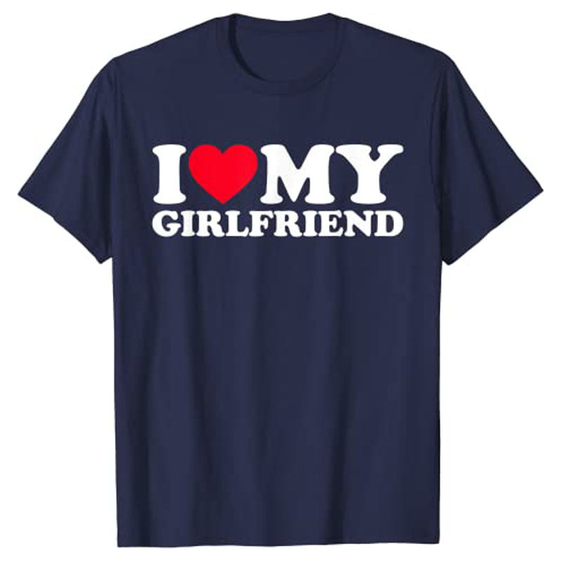 I Love My Girlfriend Shirt I Heart My-Girlfriend Shirt G F T